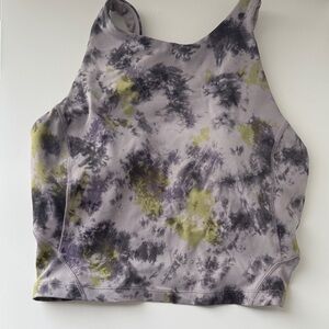 lululemon athletica Purple and Green Crop Top